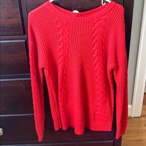 Red sweater